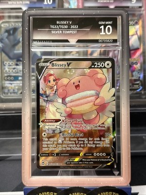 Blissey V TG22/TG30 SWSH Silver Tempest Trainer Gallery Getgraded 10