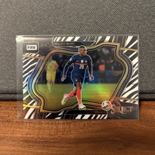  2022-23 Select FIFA Field Level Zebra Prizm /25 Moussa Diaby #219 France