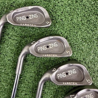 Ping Zing Black Dot Iron Set 4-9 KT-M Steel Stiff Flex Karsten