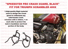 MOTO TORQUE SPEEDSTER PRO CRASH GUARD FIT FOR TRIUMPH SCRAMBLER 400X