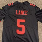 Trey Lance Fully Stitched NFL  49’s Jersey MENS SMALL — photo 4