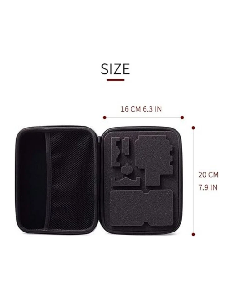 Action Camera Carrying Case Protective Storage Bag Compatible with Gopro - Image 3 of 4