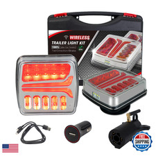 Nealia Magnetic Wireless Trailer Lights Rechargeable Led Trailer Light For