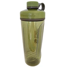 BlenderBottle Classic Shaker Bottle GREEN Perfect for Protein Shakes Pre Workout