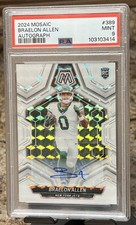 2024 Panini Mosaic - Rookies Braelon Allen #389 Mosaic PSA 9 