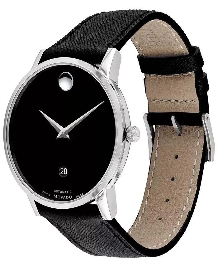 Movado Museum Classic Automatic 40mm Black Dial Men's Watch
