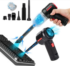 Cordless Electric Air Duster  Vacuum Cleaner for Keyboard PC Cleaning