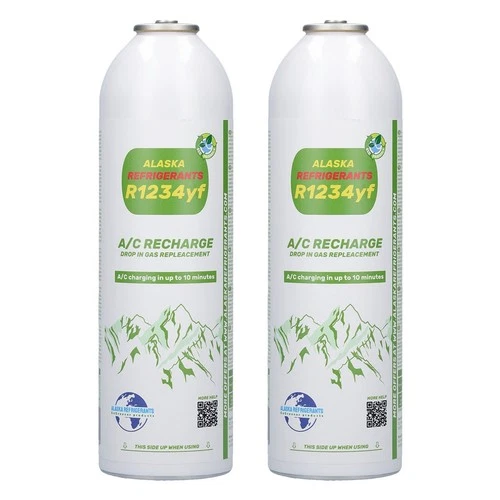 2 x Alaska Refrigerants R1234yf Replacement Refrigerant for Vehicles