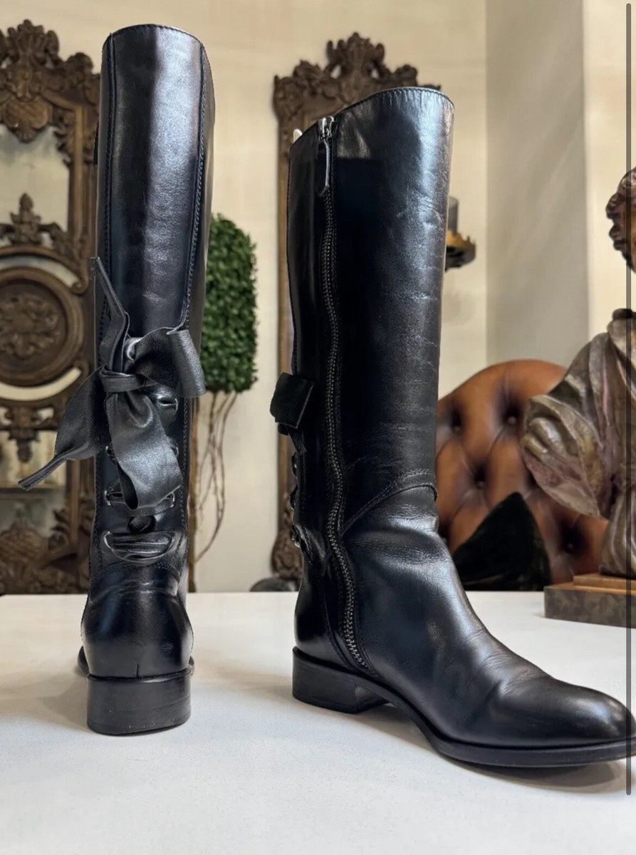 VALENTINO GARAVANI⚡️Corset lace up bow back mid calf