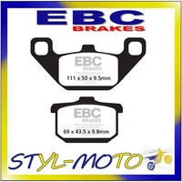 FA085 BeläGe Organisch Aramid Hinten EBC Kawasaki GPZ 1000 Rx 1986-1988