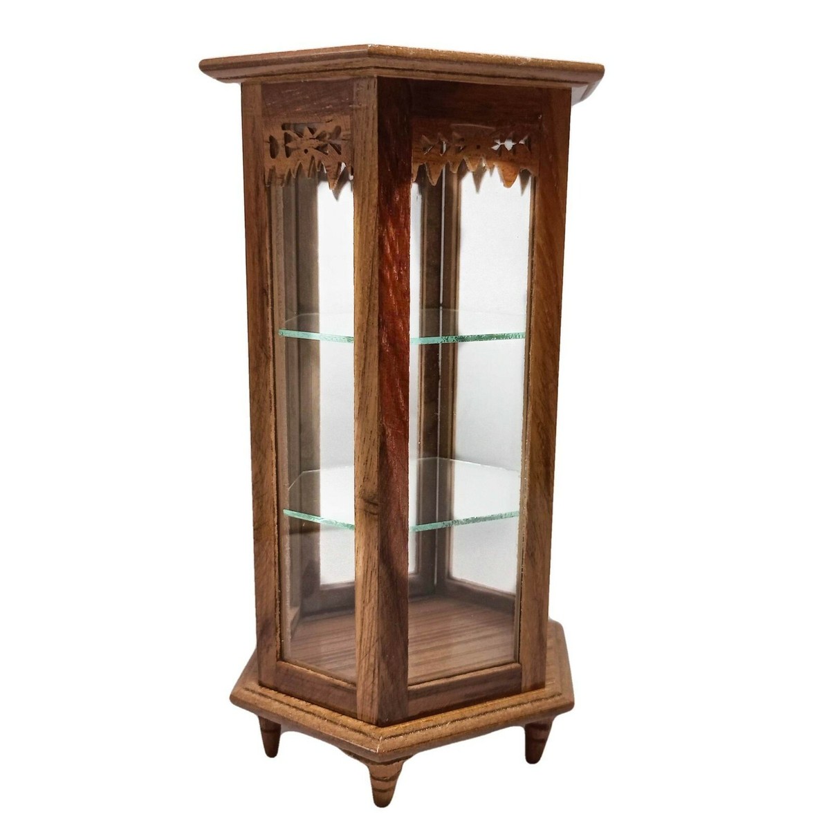 Hexagon Shaped Curio Matttroy