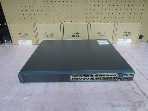 Cisco WS-C2960S-F24PS-L 2960S 24 Port POE+ Managed Ethernet Switch. 90d wrty.RL - Picture 2 of 4