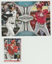 *VERY RARE* 2019 Topps Return to Greatness Ichiro / Ohtani 5x7 Jumbo Card 16/49