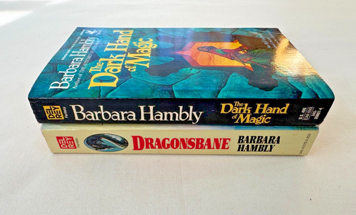 Dragonsbane & The Dark Hand of Magic BARBARA HAMBLY Winterlands Series 1ST Ed - Picture 3 of 10