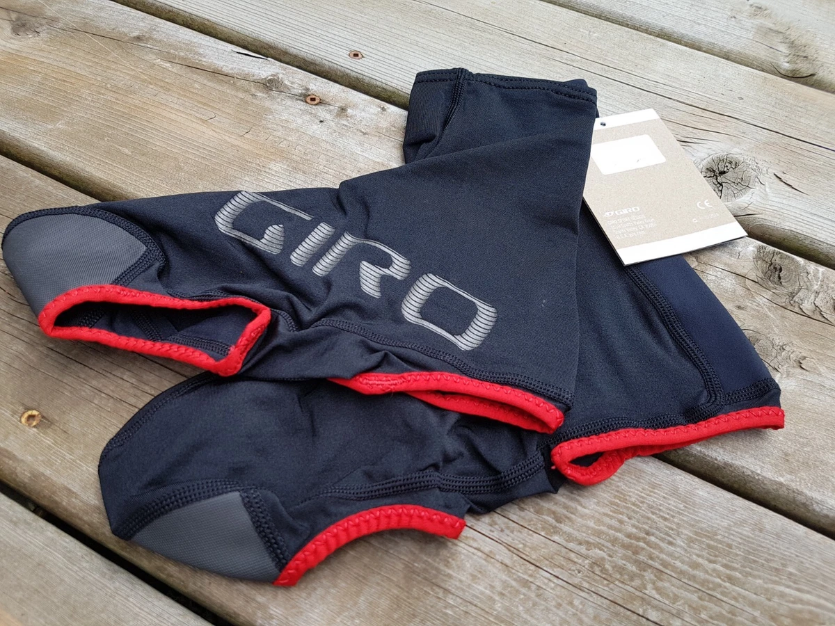 Genuine Nos Giro Ultralight Aero Shoe Cover Set Black Red XL