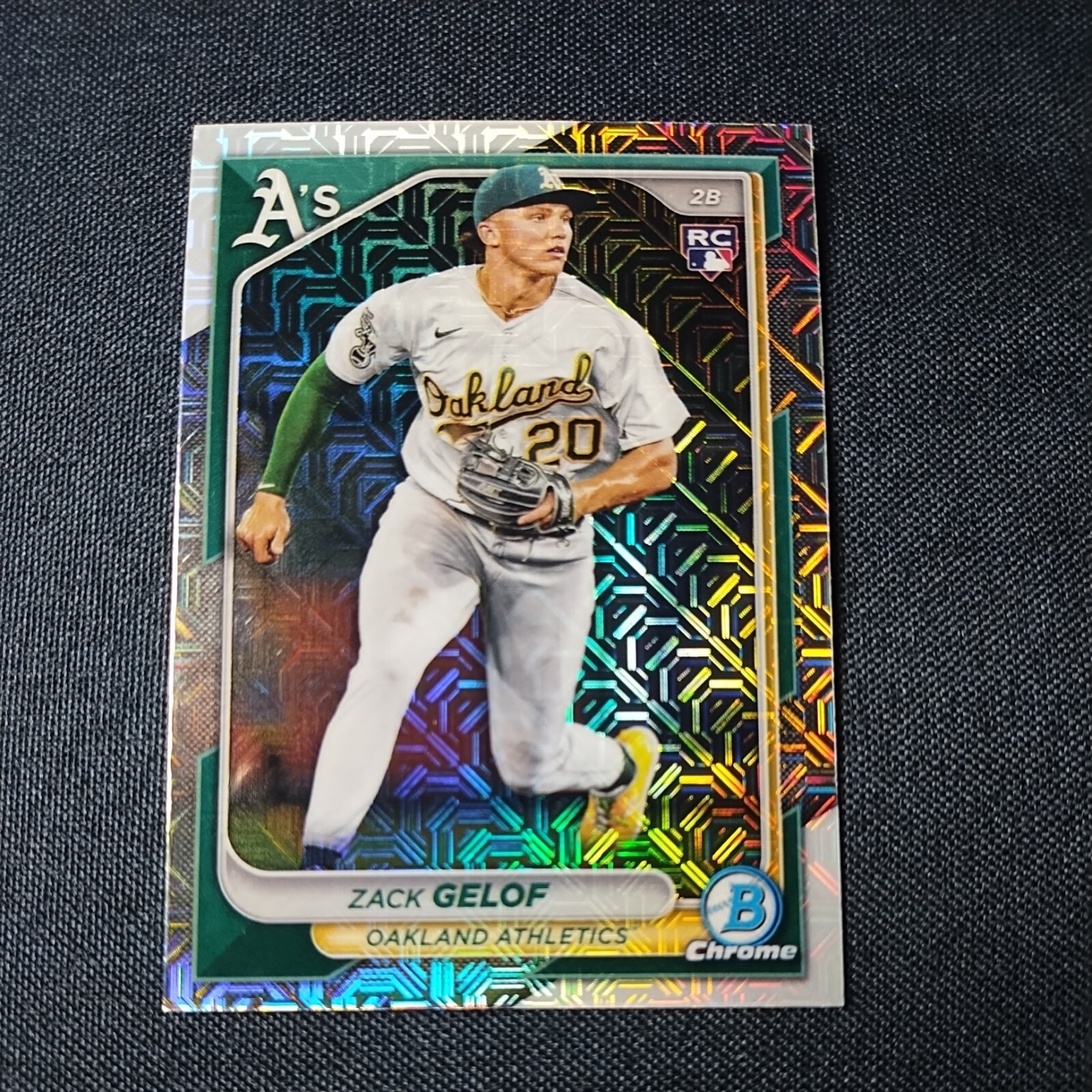 2024 Bowman Chrome - Mojo Refractor #78 Zack Gelof (RC)