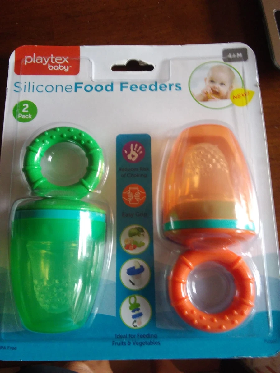 Playtex Baby 2-Pack Silicone Fresh Food Fruit & Vegetable Feeders