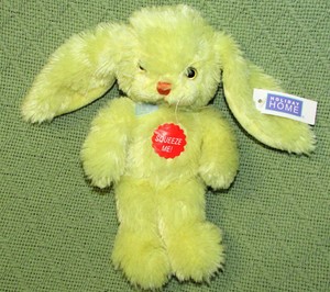 yellow bunny plush