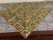 Set of Two Fall Harvest Autumn Dog Bandanas MEDIUM LARGE Tie On Scarf Brand New