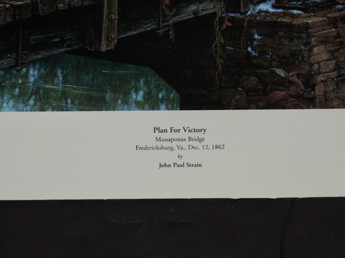 John Paul Strain Print - Plan For Victory - Cvil War Print - Unframed - MINT - Picture 5 of 9