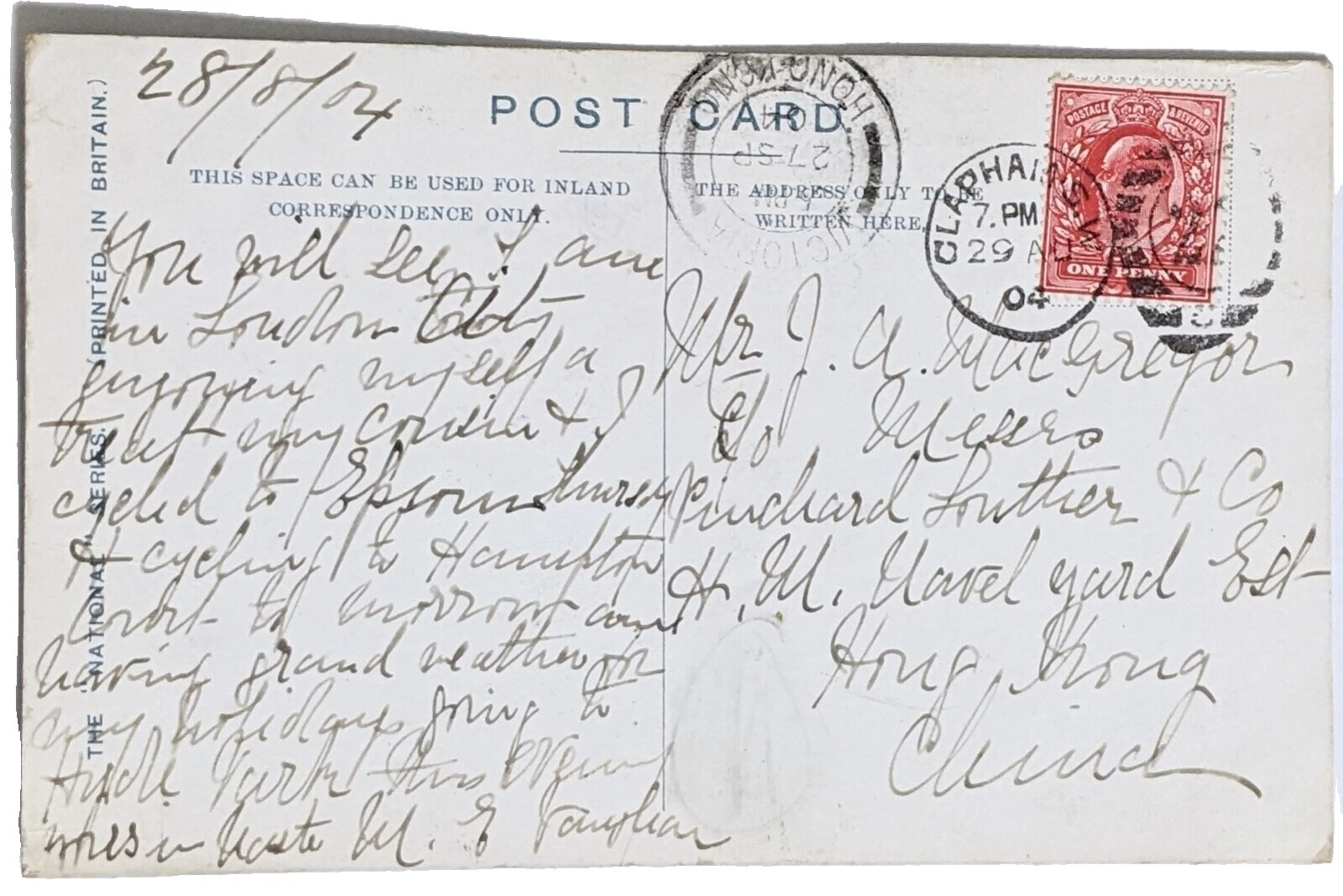 Multi-Color pre-decimal estampillas británicas