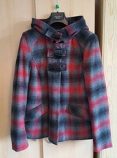 Ladies Checked Coat *tartan* Size 10 (medium)