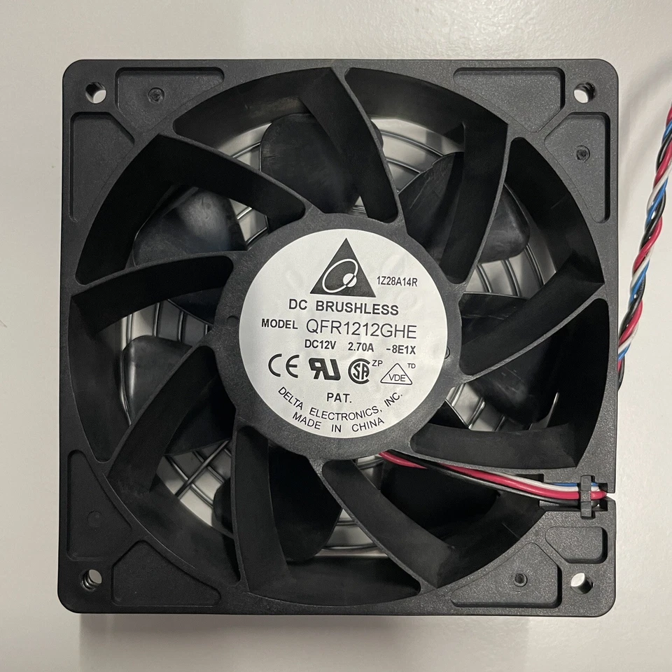 HP ProLiant rear Gen 6 server cooling fan 513929-001 519378-001 Delta QFR1212GHE - Image 2 of 4