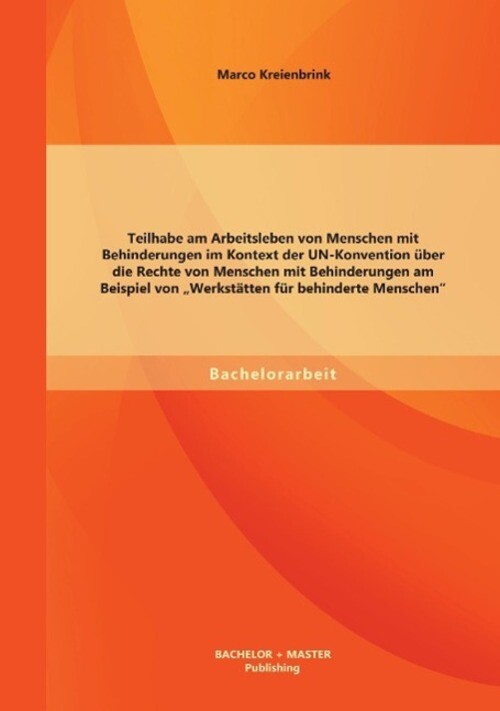 Thumbnail - Teilhabe Am Arbeitsleben Von Menschen Mit Behinderungen Kontext Der...