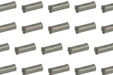 1 AWG Butt Splice Connector Tin Plated Copper Uninsulated Gauge. 100 Pack