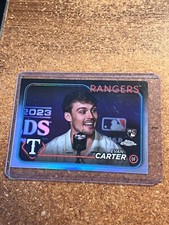 2024 Topps Chrome Baseball Image Variation # 136 Evan Carter RC SSP