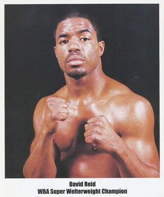 David Reid WBA Super Welterweight Champion Boxing  8 x 10  Photo