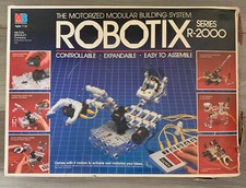 USED VINTAGE 1984 ROBOTIX SERIES R-2000 Milton Bradley Motors Work NOT Complete