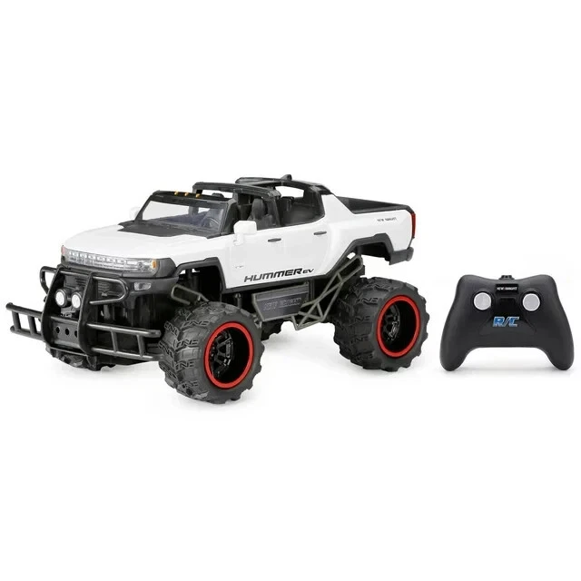 NEW BRIGHT (1:14) Hummer EV Battery Remote Control White Truck W 