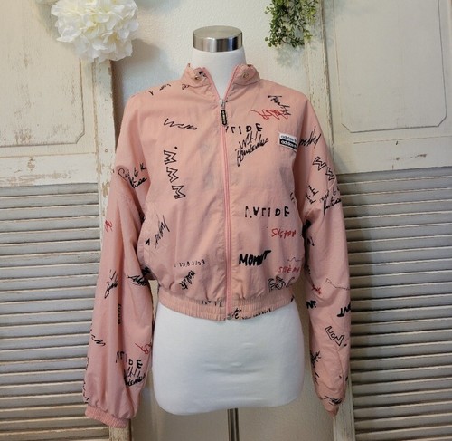 Adidas rose windbreaker jacket small | eBay