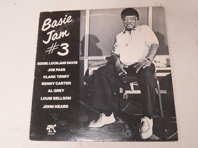 Count Basie LP Basic Jam #3 1979 Eddie Lockjaw Davis Al Grey VG+/VG++