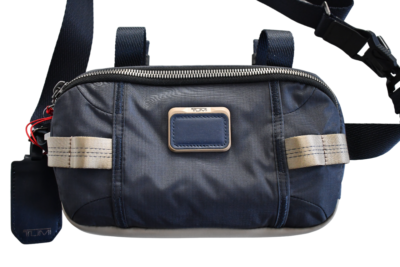 TUMI ALPHA BRAVO Midnight/Khaki Nylon PEYTON BIKE SLING Bag Bike