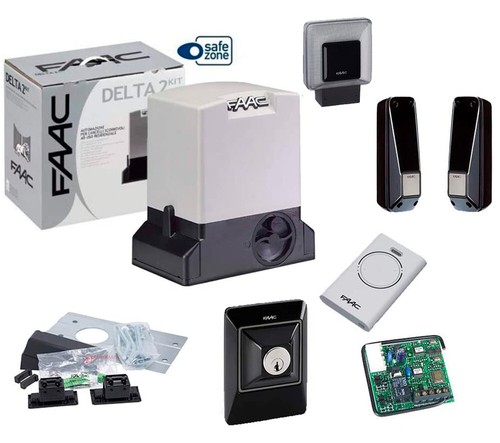 Kit Cancello Scorrevole Delta 2 740 - Portata 500kg 220V Con Cremagliera 6mt Per Installazione Professionale - Foto 2