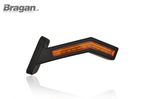 12v/24v Amber White Red LED Marker Light Front Tail Side Rear Stalk Lamp - Right - Picture 4 of 12