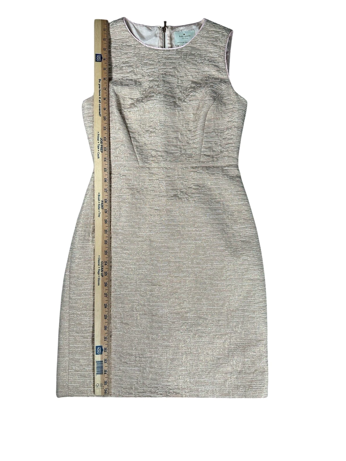 Abito Kate Spade taglia 6 Della tutto ciò che glittera formale data tubino ospite matrimonio