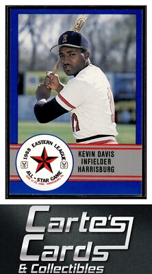 Kevin Davis 1988 ProCards Eastern League All-Stars #E-14  Harrisburg Senators