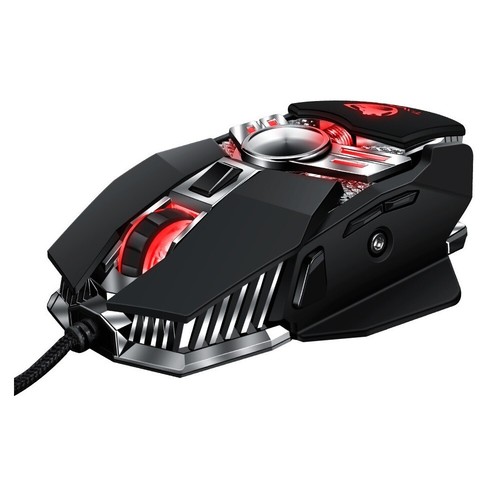Neu V10 Wolf Warrior kabelgebunden USB optische RGB LED Gaming PC Maus 6400 D... - Bild 3 von 5