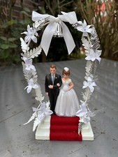 cake topper matrimonio vintage sposi