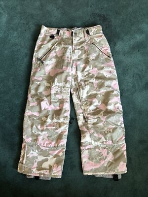 E408 Pink Snowboarding Pants Turbine Boardwear Girl's Size S