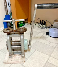 Filli Cavallin 80   MM WIRE ONLY MANUAL Rolling Mill USED SIDE ROLL INCLUDED