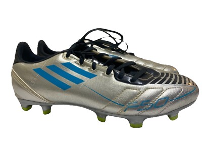 RARE 2011 Adidas F10 TRX FG Silver Argentina Blue Soccer Cleats
