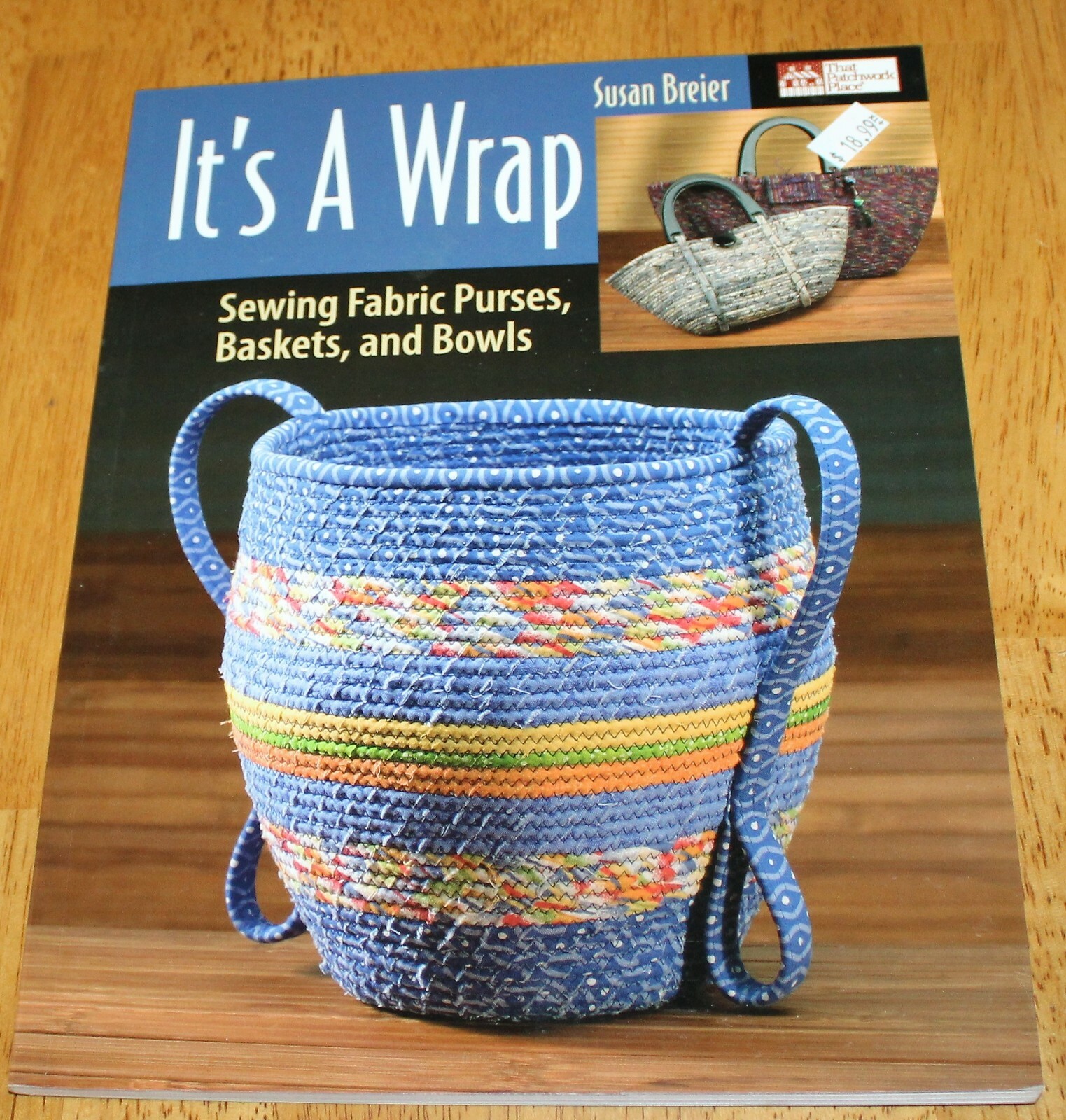 Martindale IT'S A WRAP Sewing Fabric Purses, Baskets, & Bowls