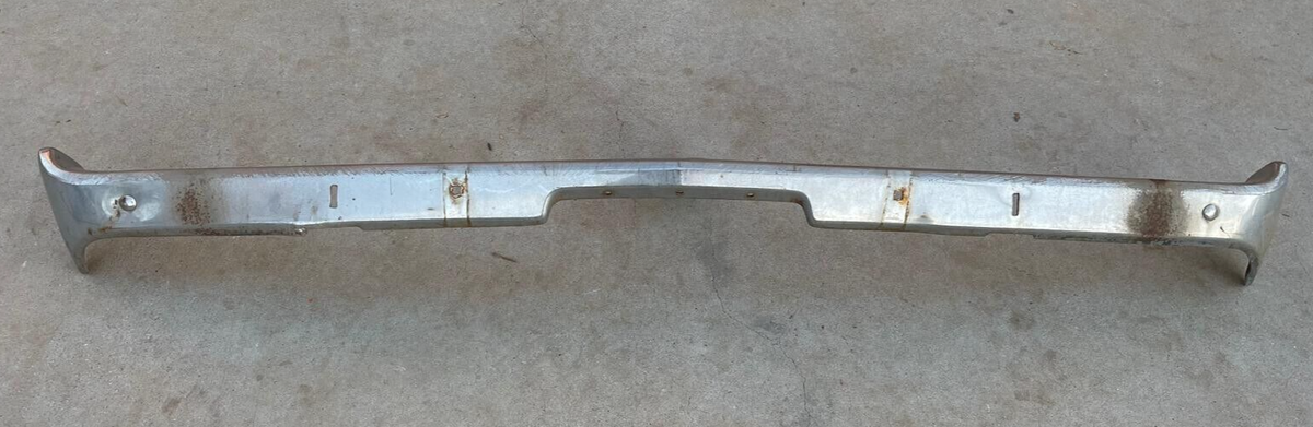 X DODGE CHALLENGER NEW TRIPLE PLATED CHROME FRONT BUMPER 1973 73