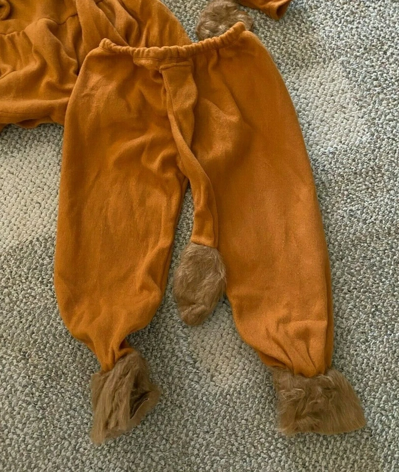 Disfraz de León de Oz valiente persiguiendo luciérnagas niño pequeño talla 4T 5T 6 (L) Foto 2 de 4