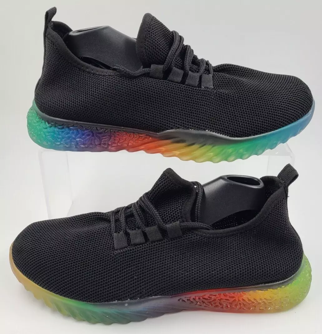 Shoes with rainbow best sale bottoms