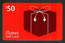 ITUNES Gift Box with Ear Bud Bow 2006 Download / Gift Card 0 - NO VALUE
